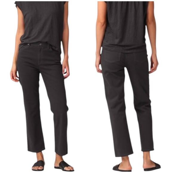 Eileen Fisher NWOT Organic Cotton Denim Straight Ankle Jean Slim Fit Size 8 - Picture 1 of 9